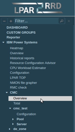 IBM CMC menu